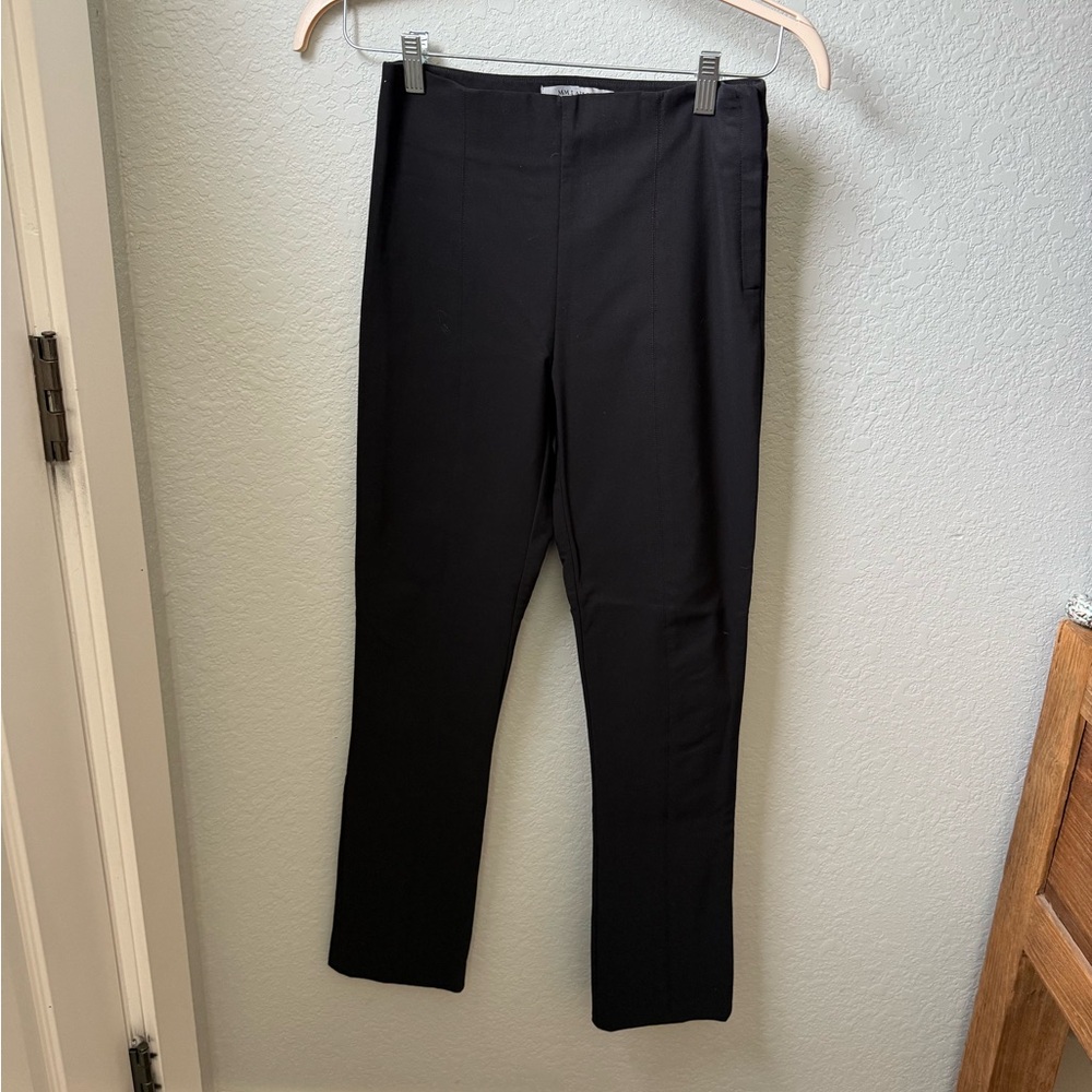 MM Lafleur Black Straight Leg Pants